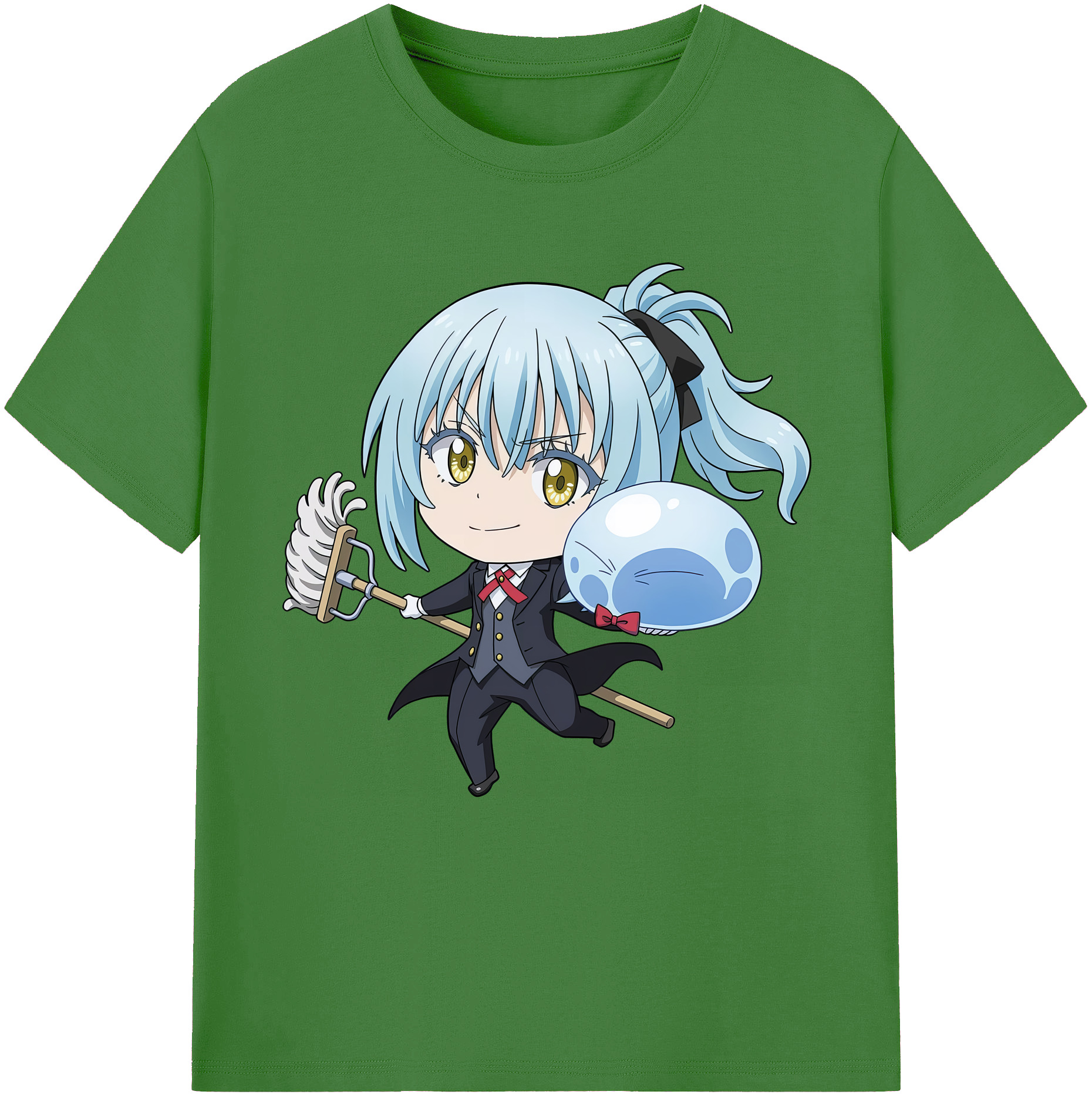 （画像用） 転スラ Regarding Reincarnated to Slime レディースカジュアルプリントTシャツ（綿100％）